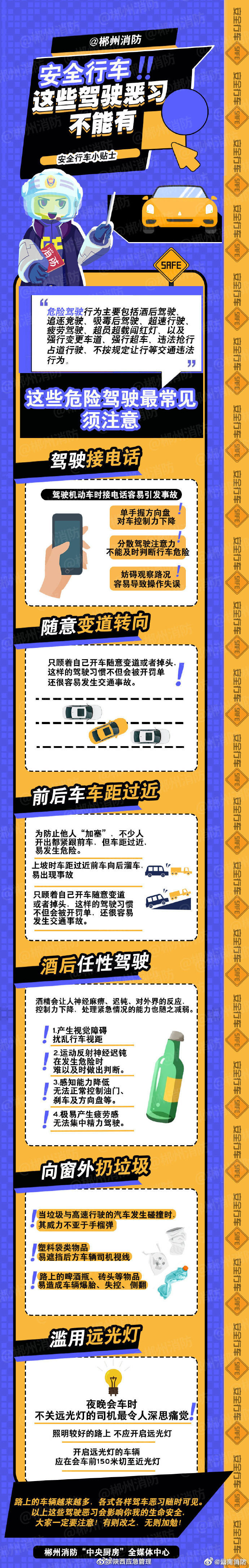 安全行車 這些駕駛惡習不能有